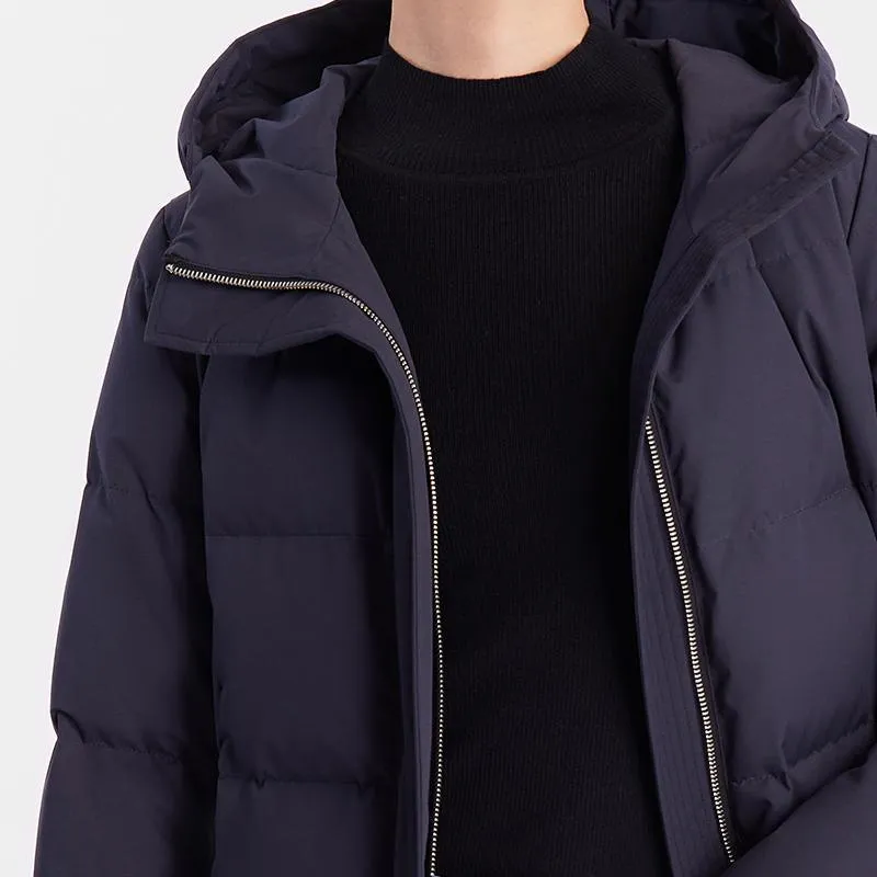 Hooded Long Goose Down Jacket