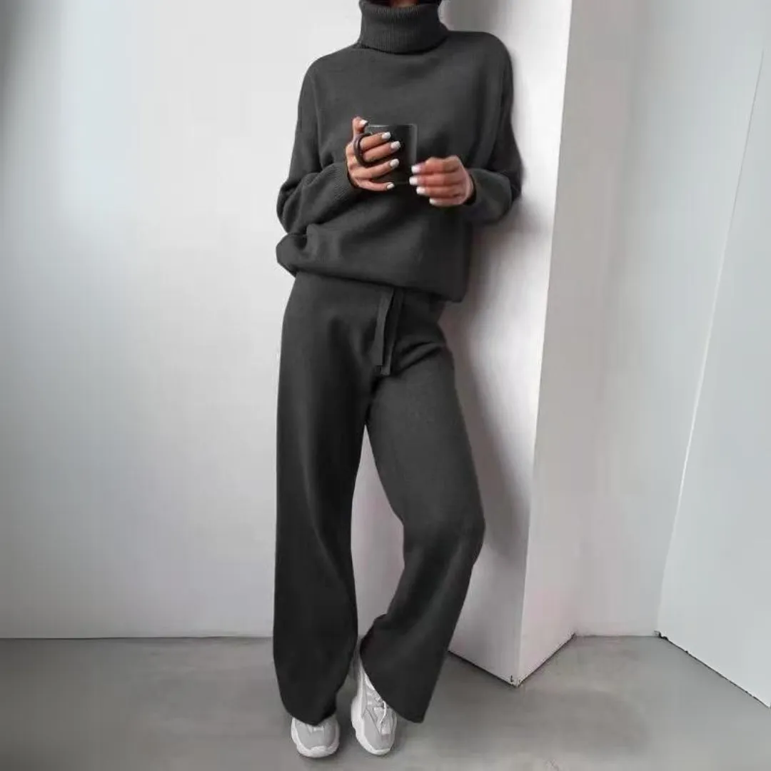 IvyLuxe™ – Turtleneck Co-Ord Set