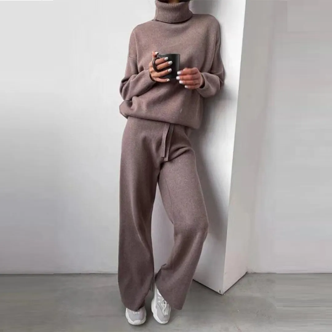 IvyLuxe™ – Turtleneck Co-Ord Set