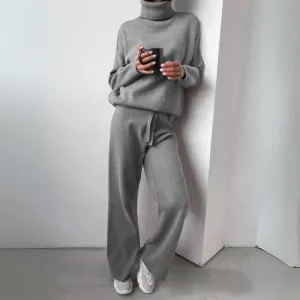 IvyLuxe™ – Turtleneck Co-Ord Set