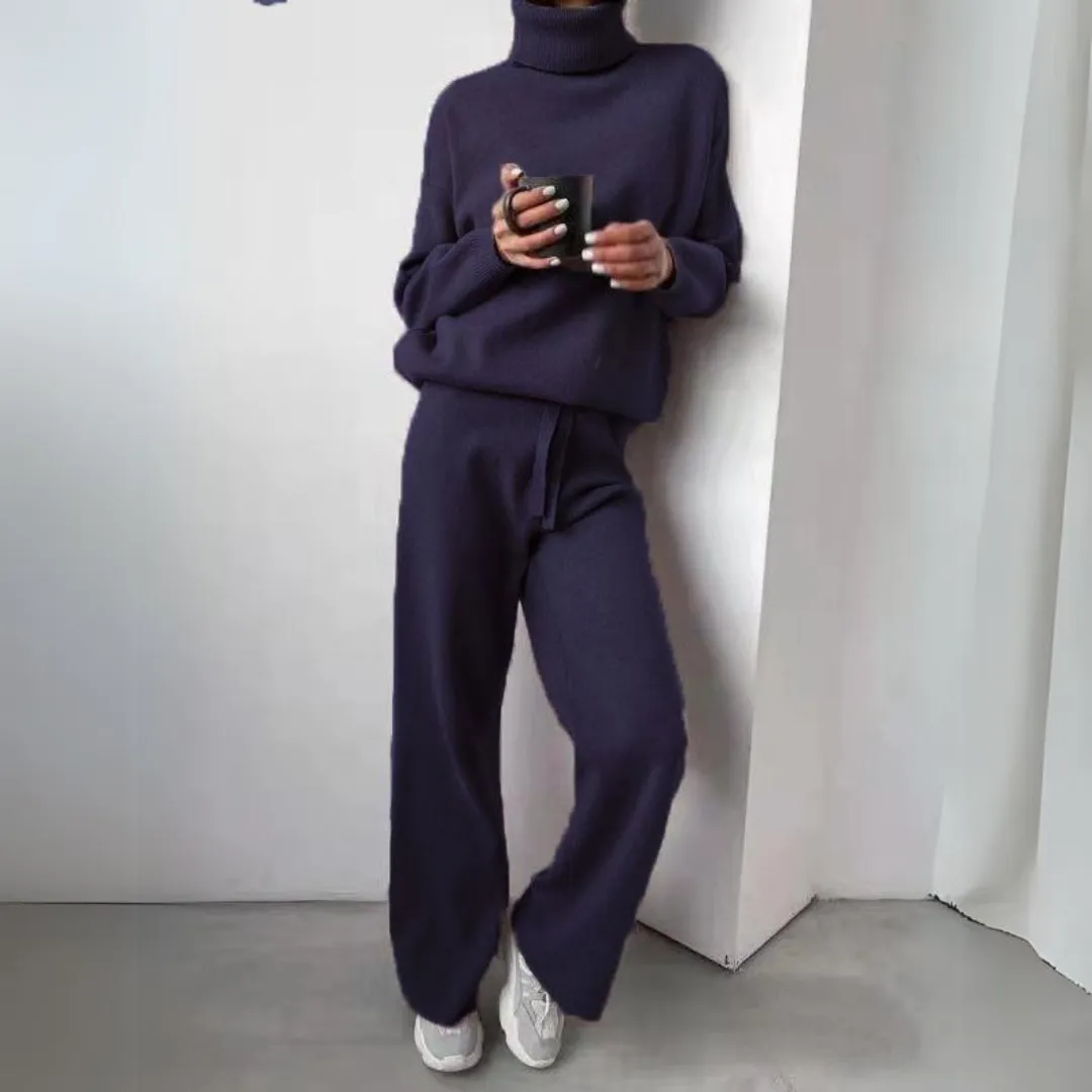 IvyLuxe™ – Turtleneck Co-Ord Set