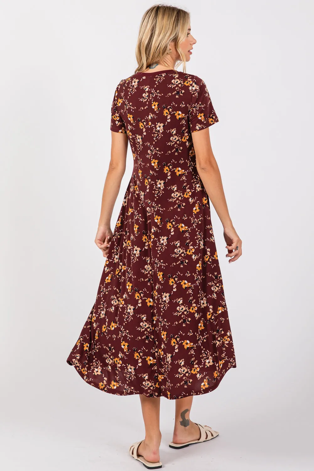 Jenesis Crewneck T-Shirt A-line Dress with Pockets