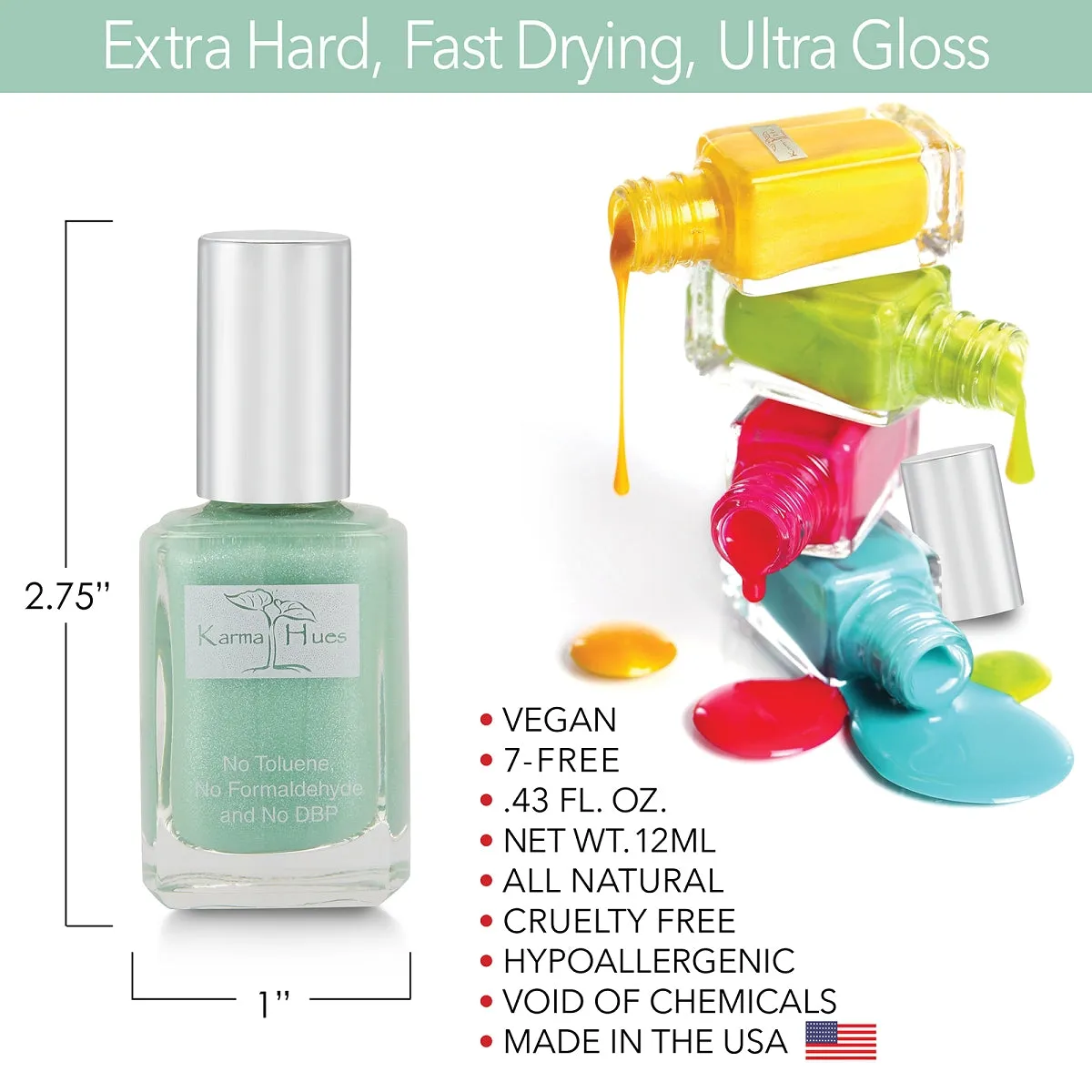 Karma Naturals Nail Polish - Sea Glass