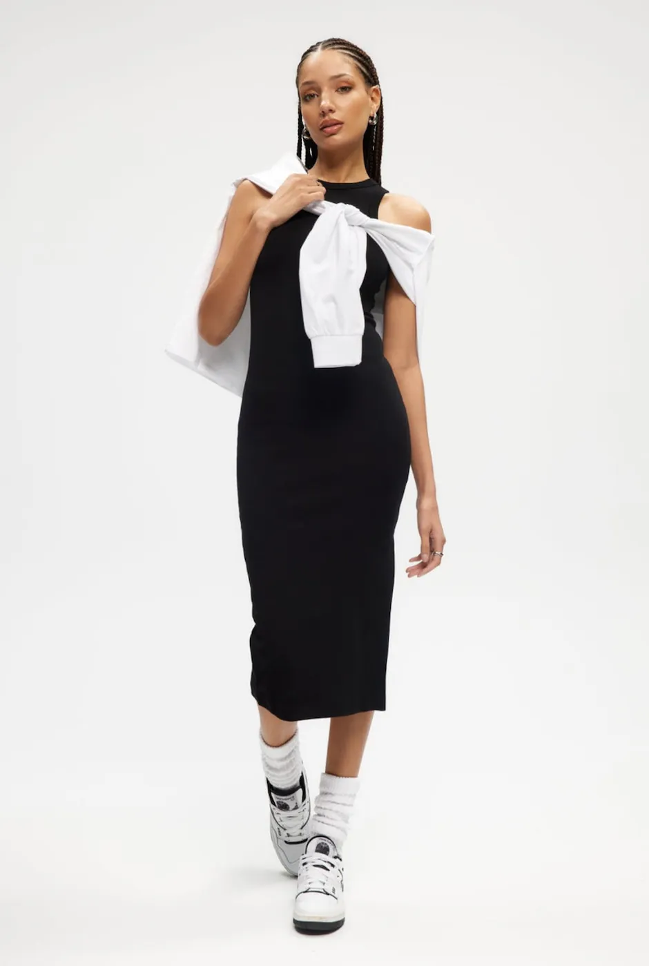 Kuwalla Tee Ribbed Dress Black