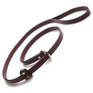 Leather Slip Lead - Chestnut