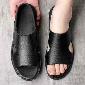 Men's Sandals Summer Men's Casual Soft Bottom Non-slip Wear-resistant And Deodorant Beach