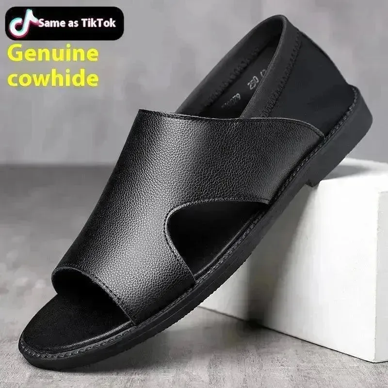 Men's Sandals Summer Men's Casual Soft Bottom Non-slip Wear-resistant And Deodorant Beach