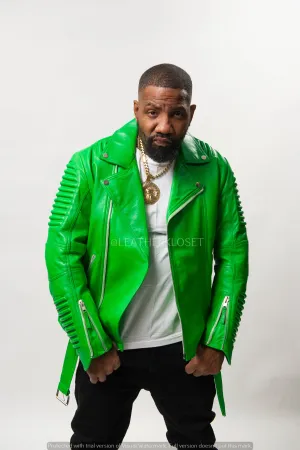Men's Trey Biker Jacket [Green]