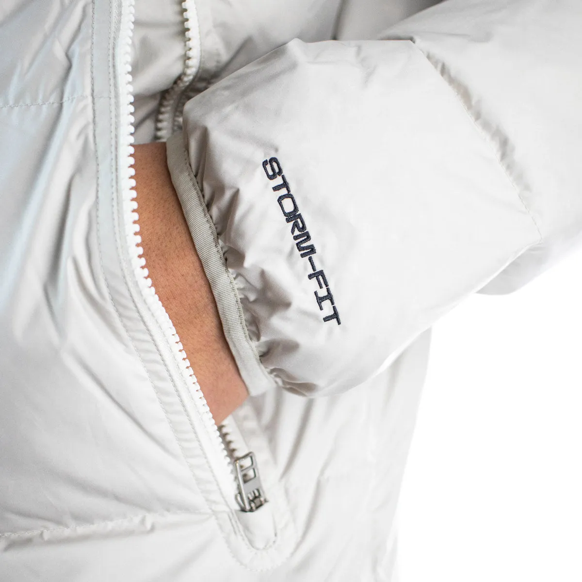 Nike Storm-Fit Windrunner Hooded Winter Jacke DD6795-077 - grau-beige
