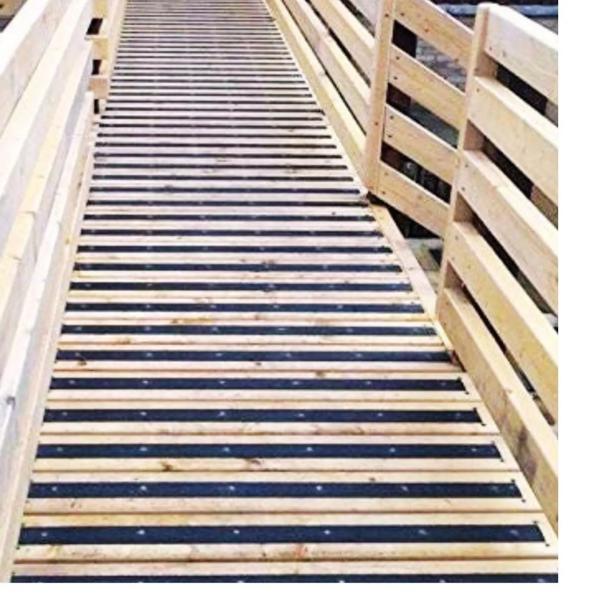 Non Slip Decking Strips GRP Heavy Duty Pro Grade 50mm - BLACK