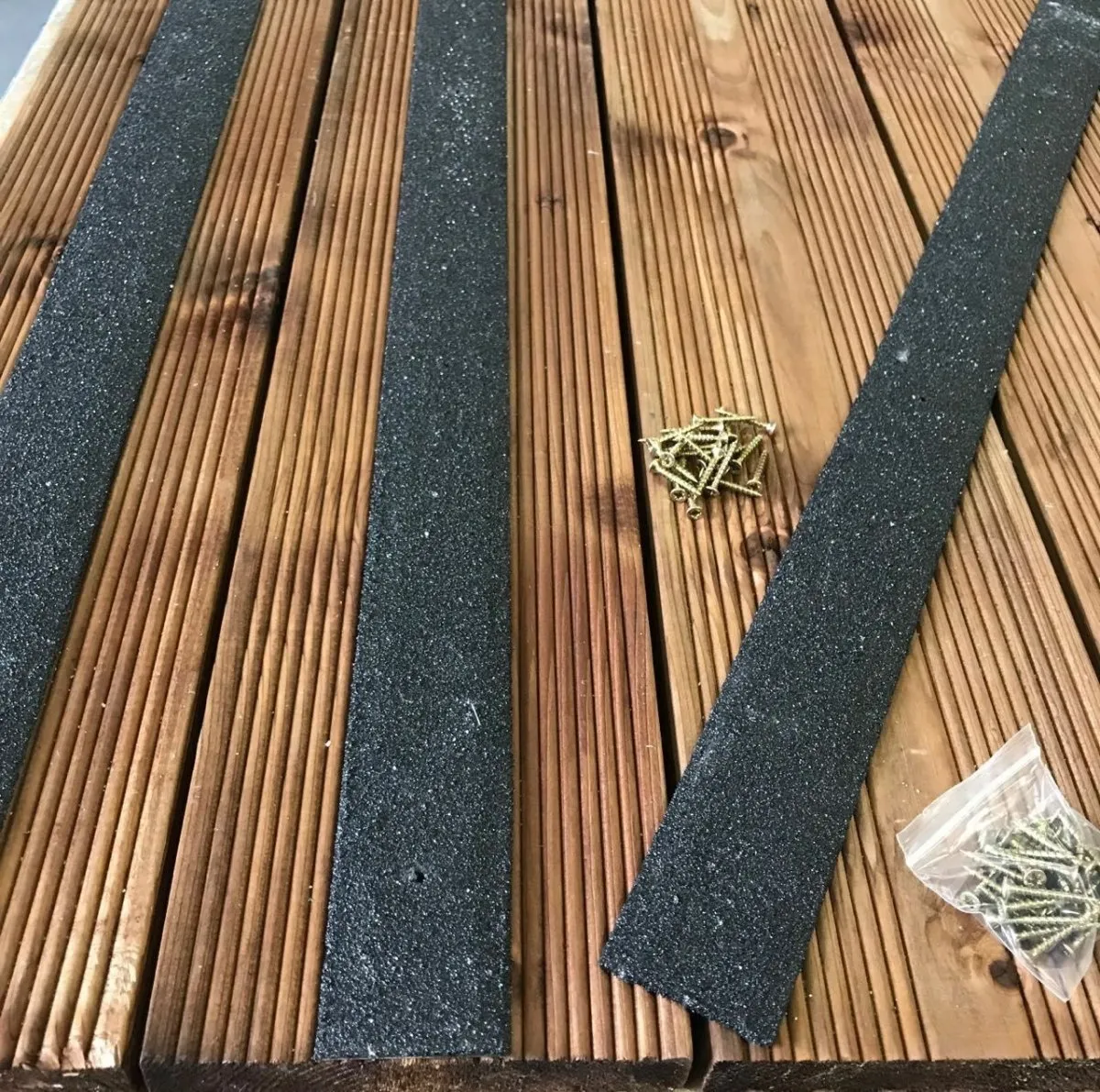 Non Slip Decking Strips GRP Heavy Duty Pro Grade 50mm - BLACK