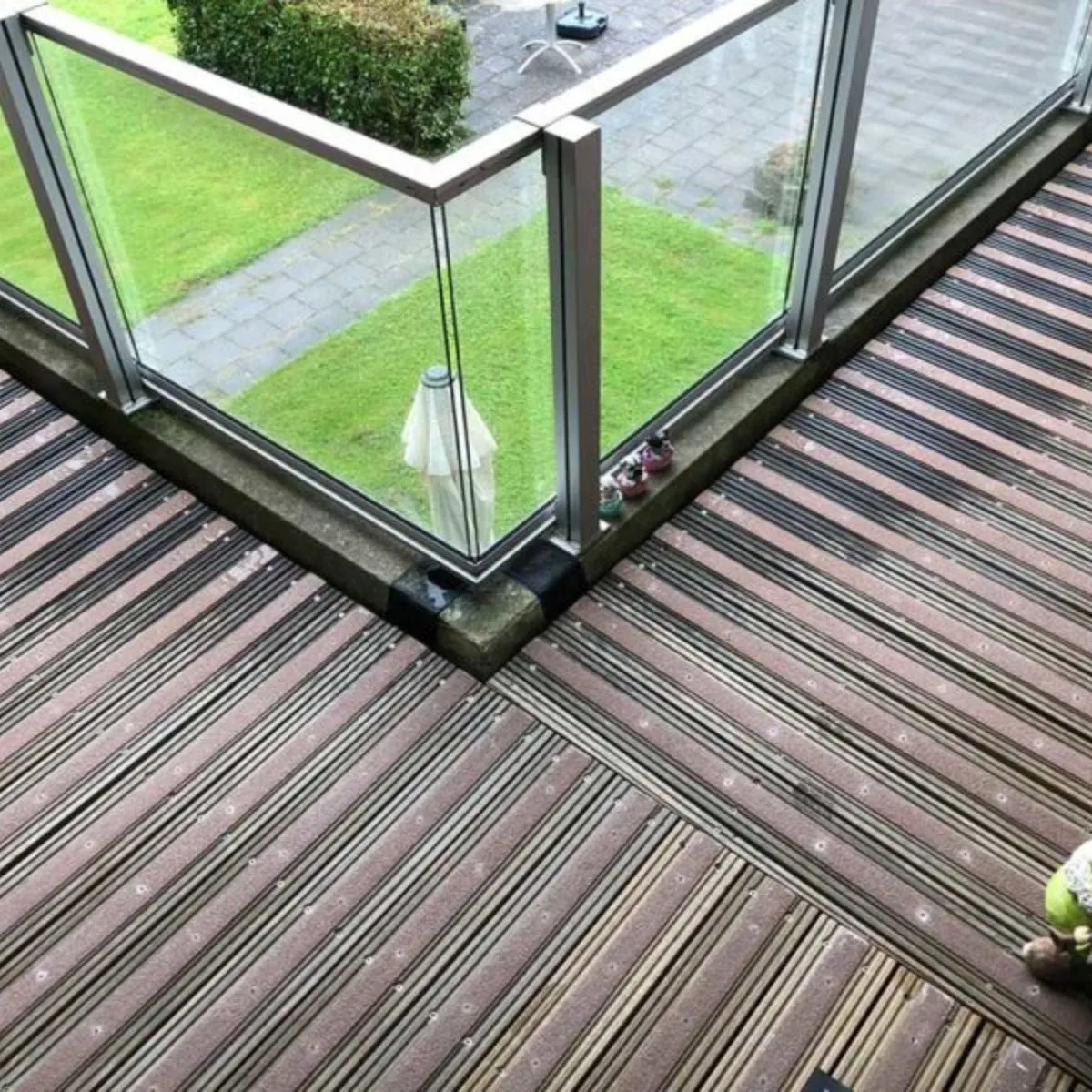 Non Slip Decking Strips GRP Heavy Duty Pro Grade 50mm - BROWN