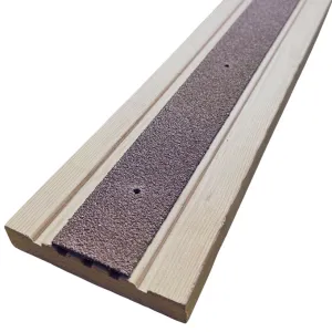 Non Slip Decking Strips GRP Heavy Duty Pro Grade 50mm - BROWN