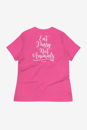 Not Animals Women's Relaxed T-Shirt (Back Print)