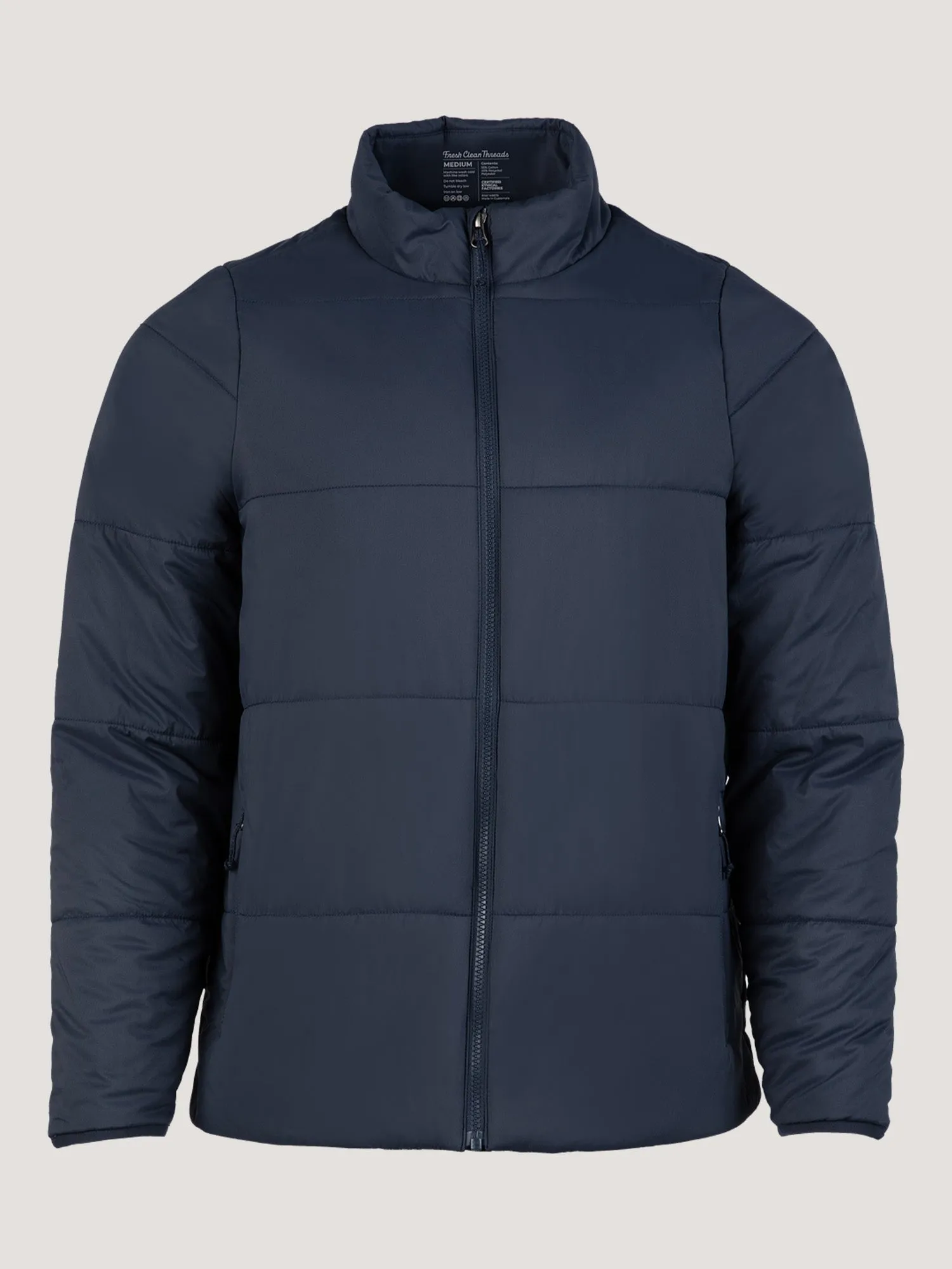Odyssey Blue Puffer Jacket