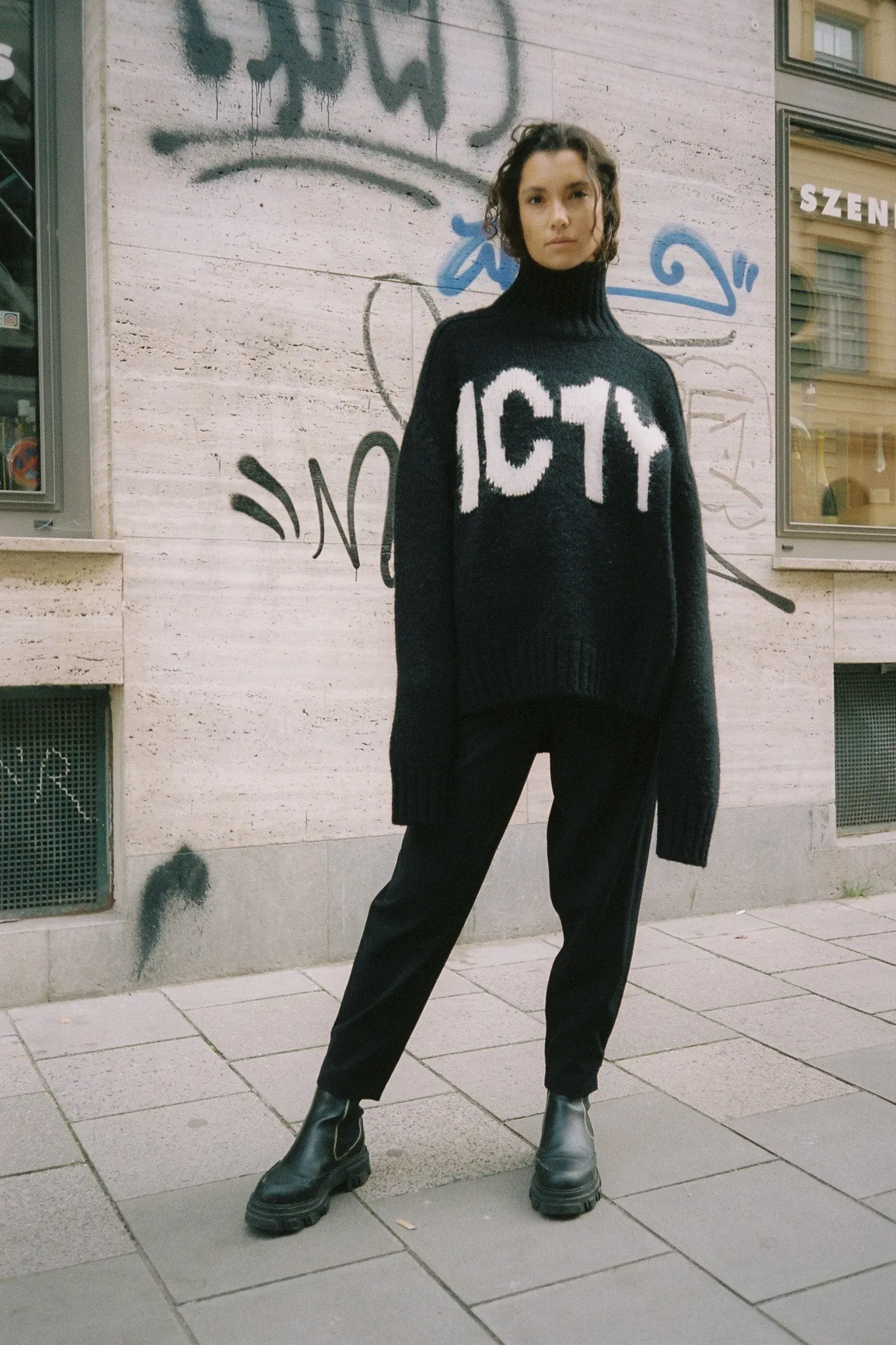 One Cozy Knit Brushed Wool Sweater