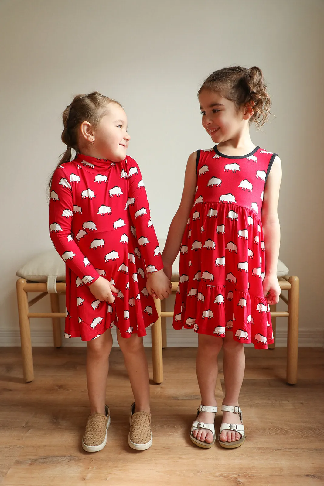 Pig Bamboo Turtleneck Twirl Dress