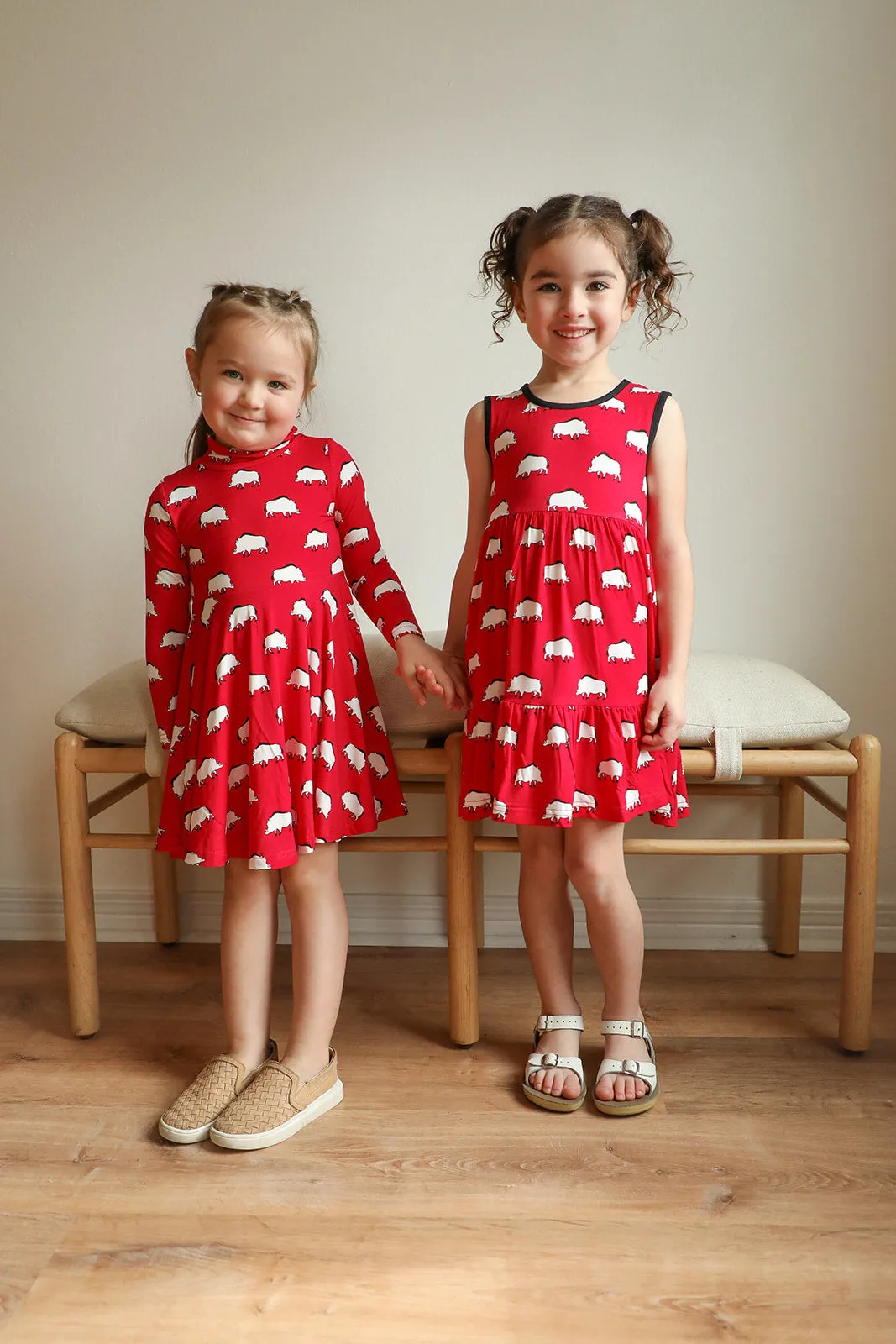 Pig Bamboo Turtleneck Twirl Dress