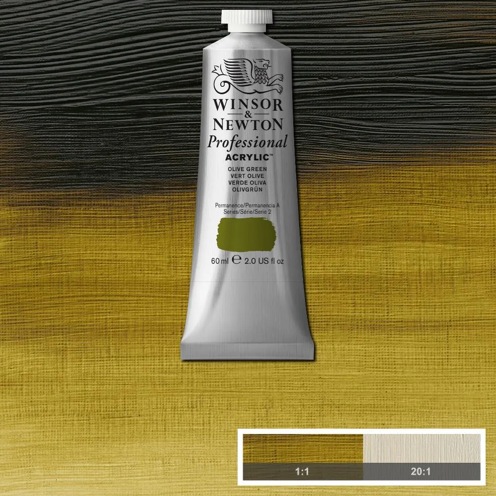 Professional Acrylic - Olive Green