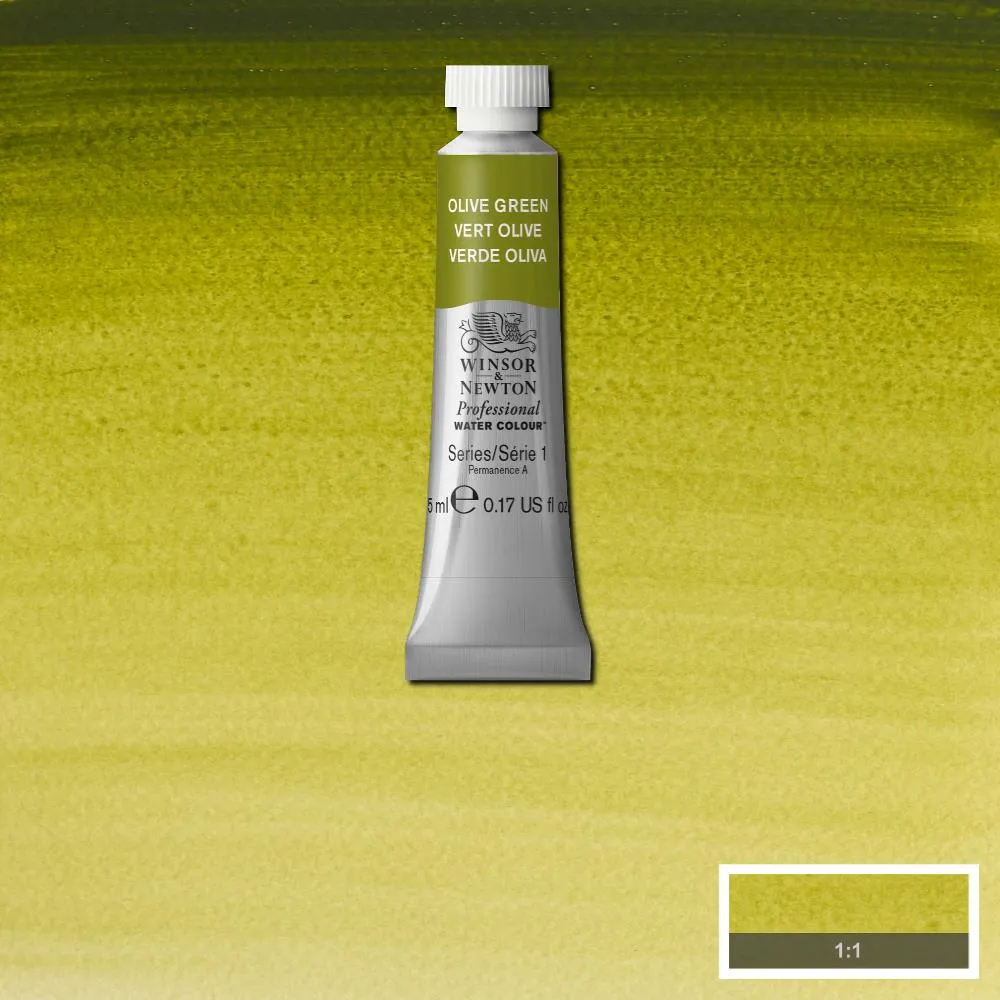 Professional Watercolour - Olive Green