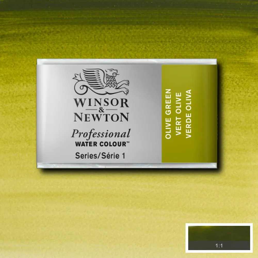 Professional Watercolour - Olive Green