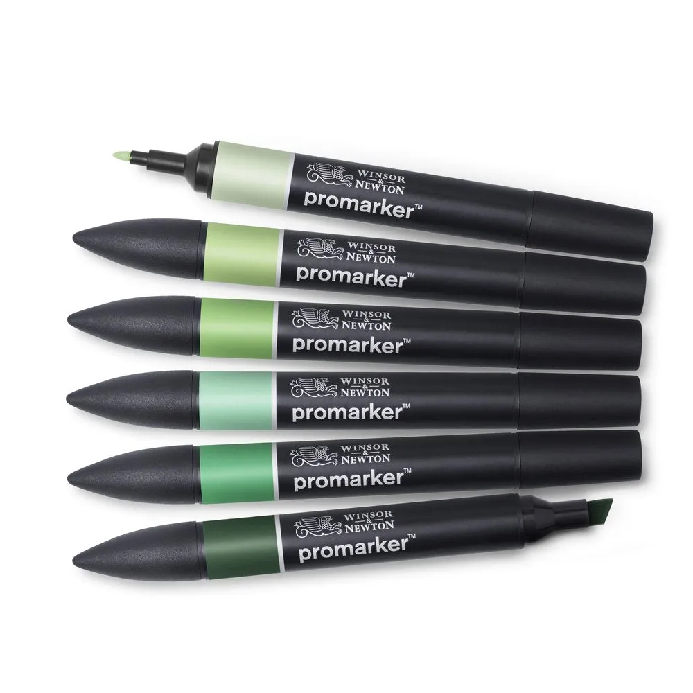 Promarker 6 Green Tones
