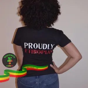 Proudly Ethiopian women shirt