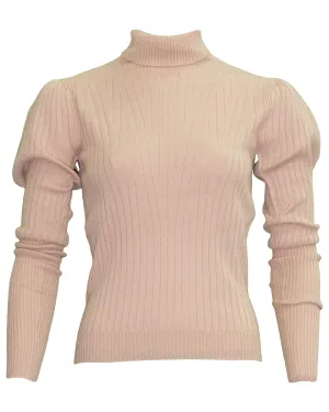 Puff Sleeve Turtleneck