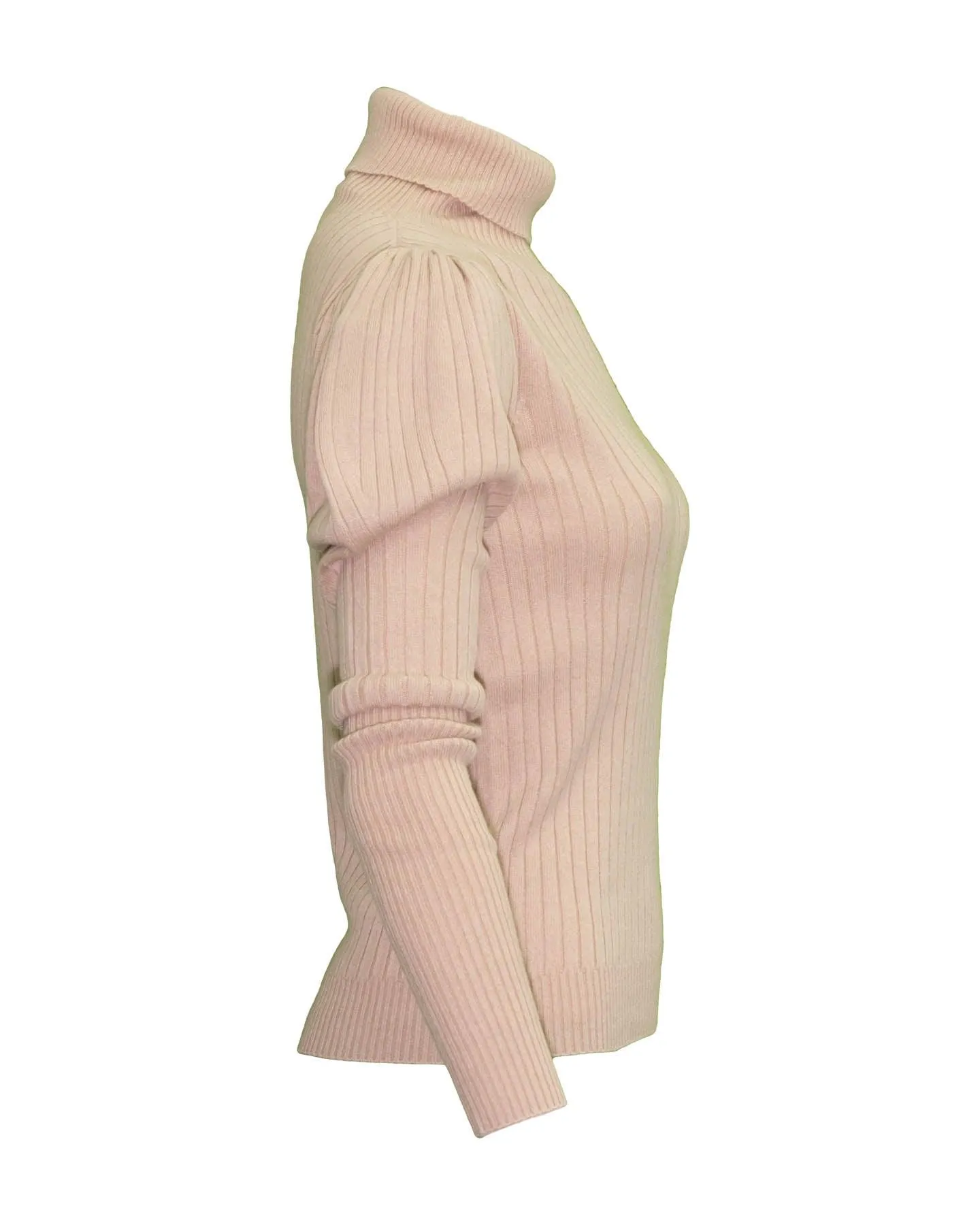 Puff Sleeve Turtleneck