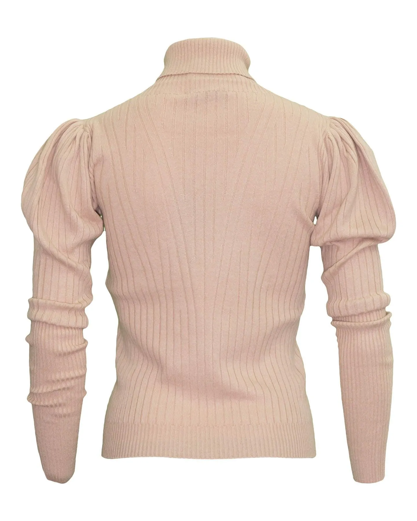 Puff Sleeve Turtleneck
