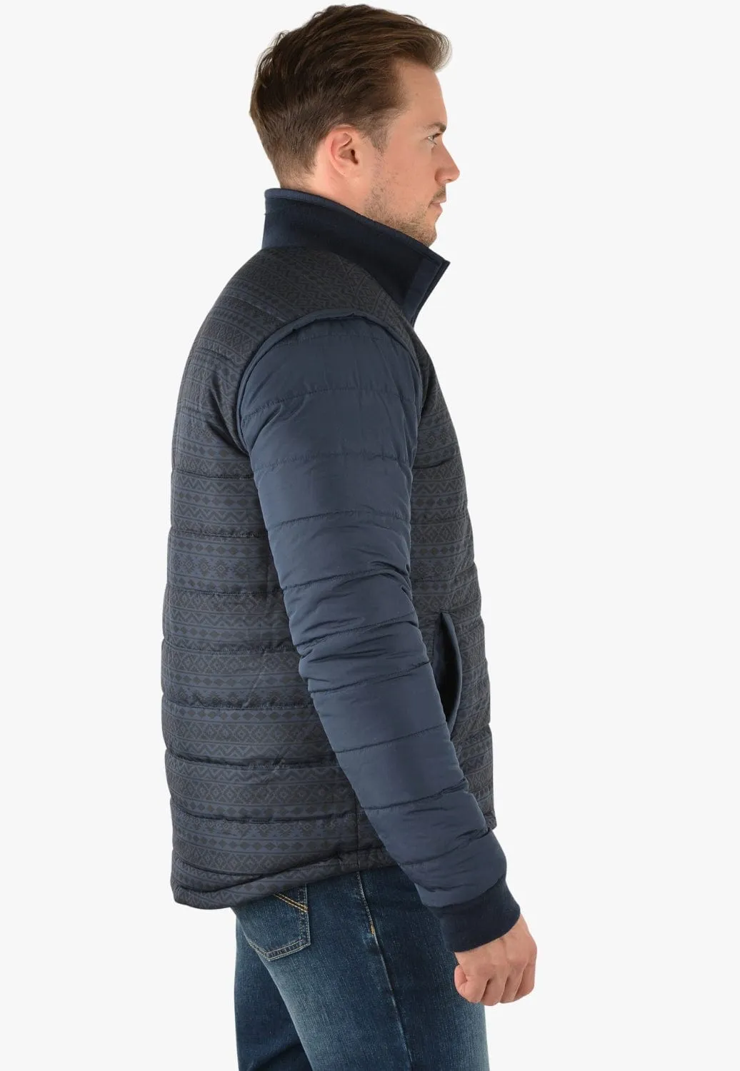 Pure Western Mens Patterson Reversible Jacket