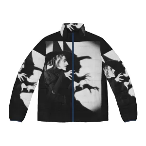 "Spooky Witch Puffer Jacket - Embrace the Dark Side of Fashion"