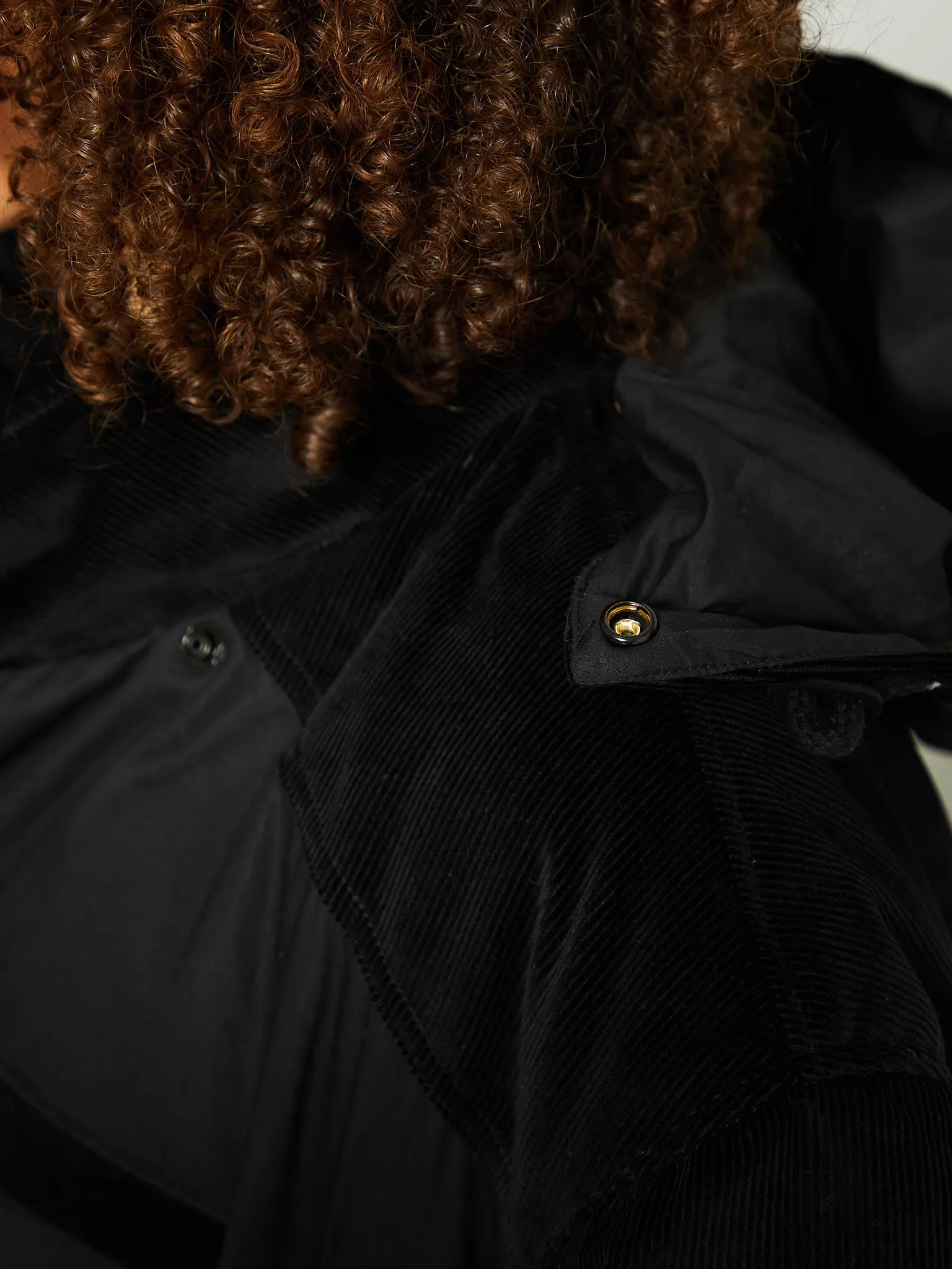 Re:Down Puffer Jacket in Black
