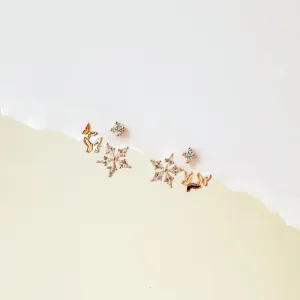 Rose Gold Cressida Earrings
