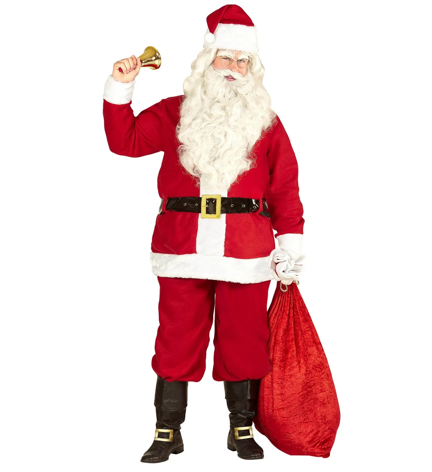 Santa Claus Suit 4 Piece Costume