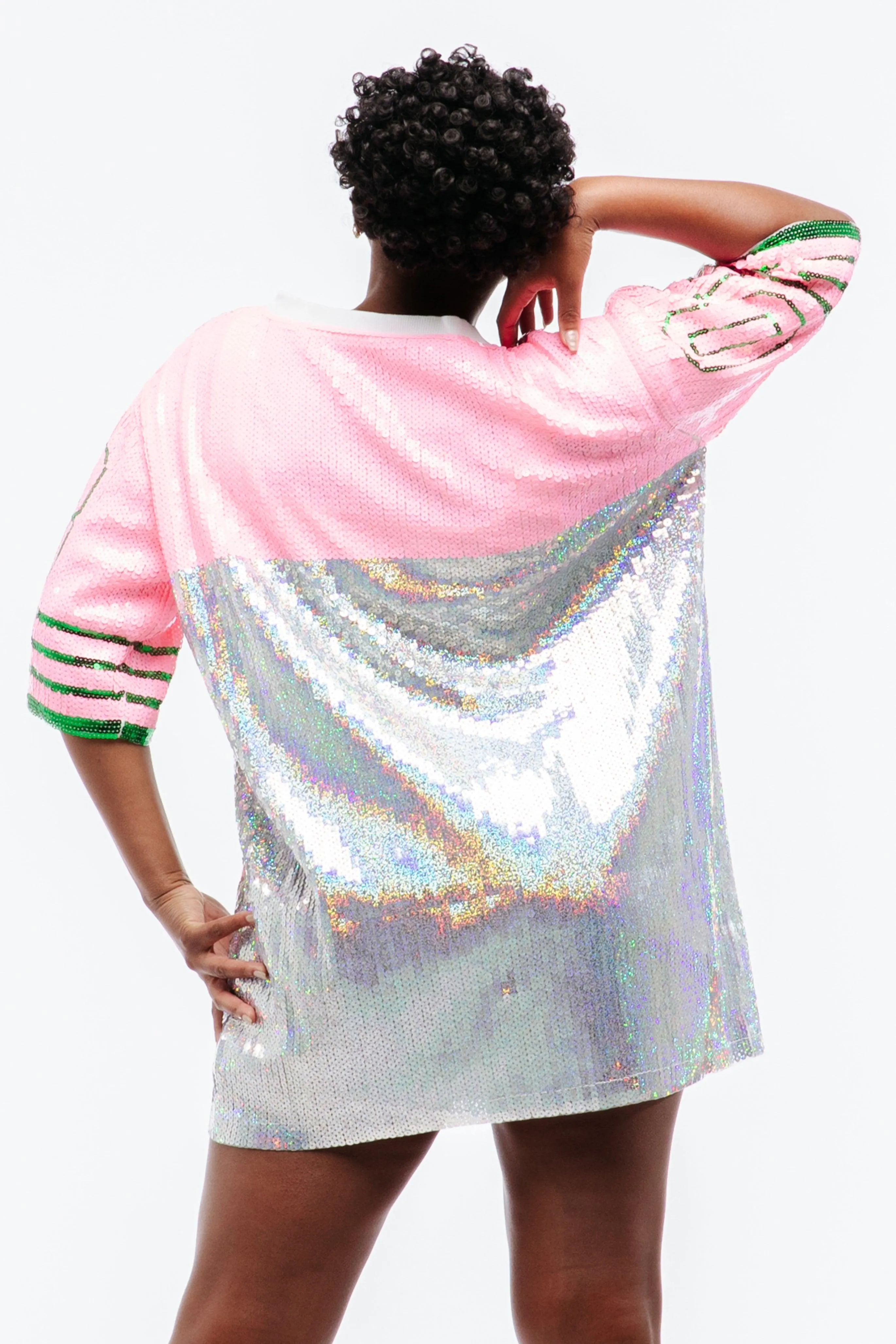 Sorority 08 Sequin Dress - Silver