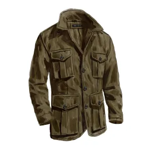 The 98th-Floor Suede Bush Jacket