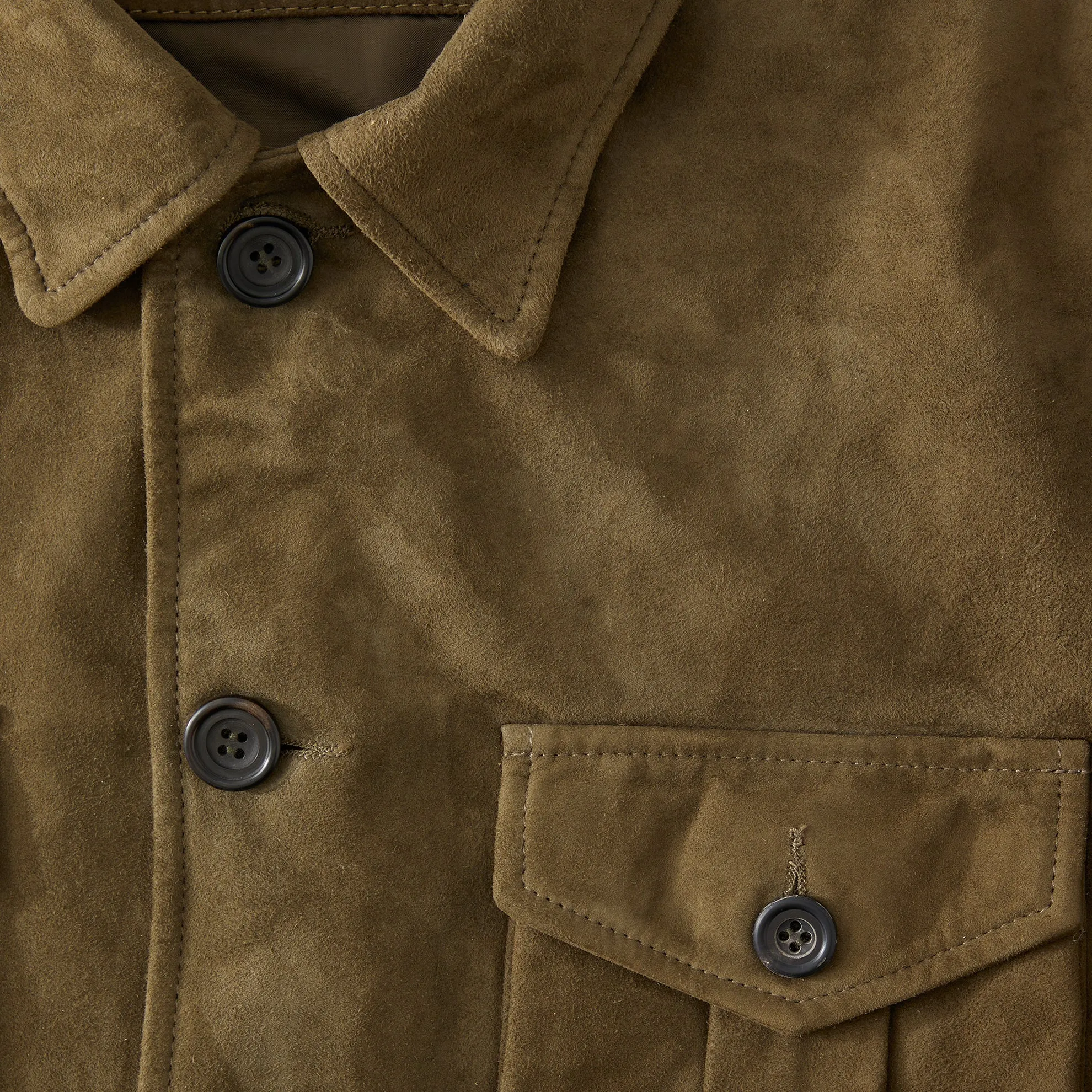 The 98th-Floor Suede Bush Jacket