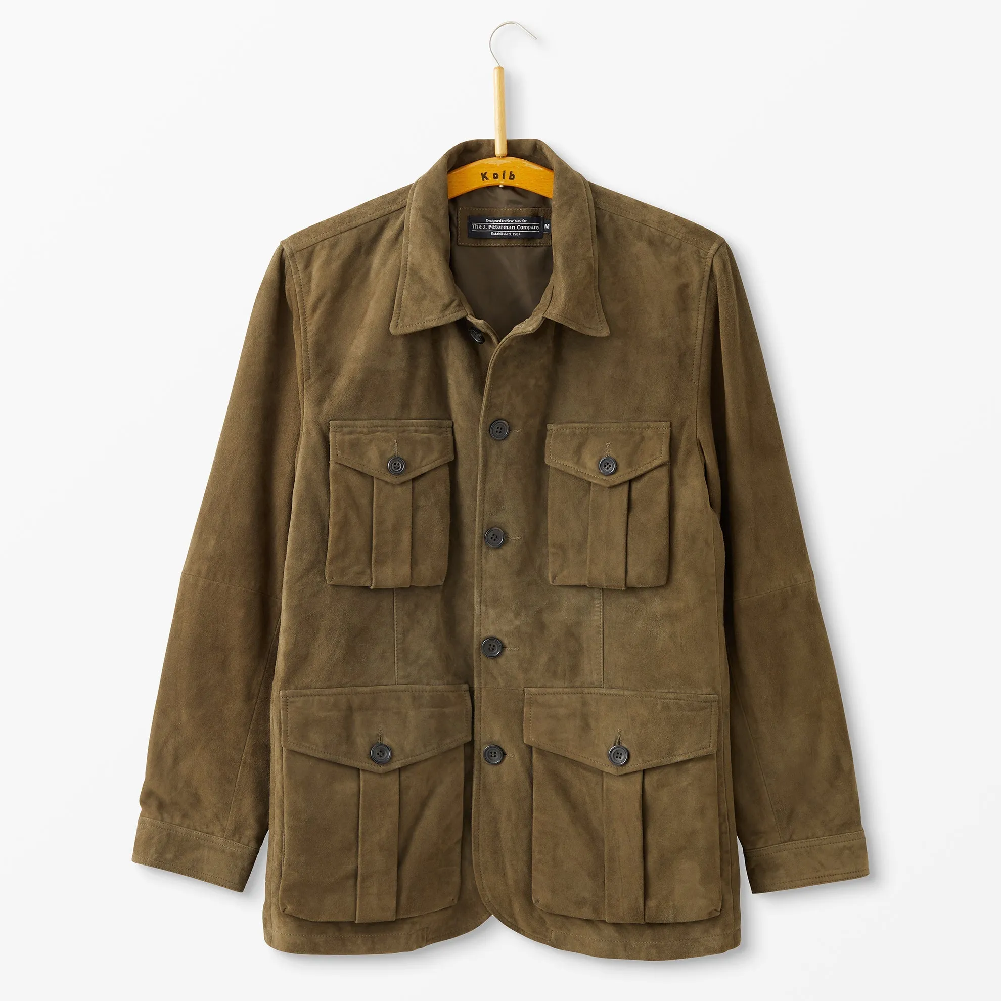The 98th-Floor Suede Bush Jacket