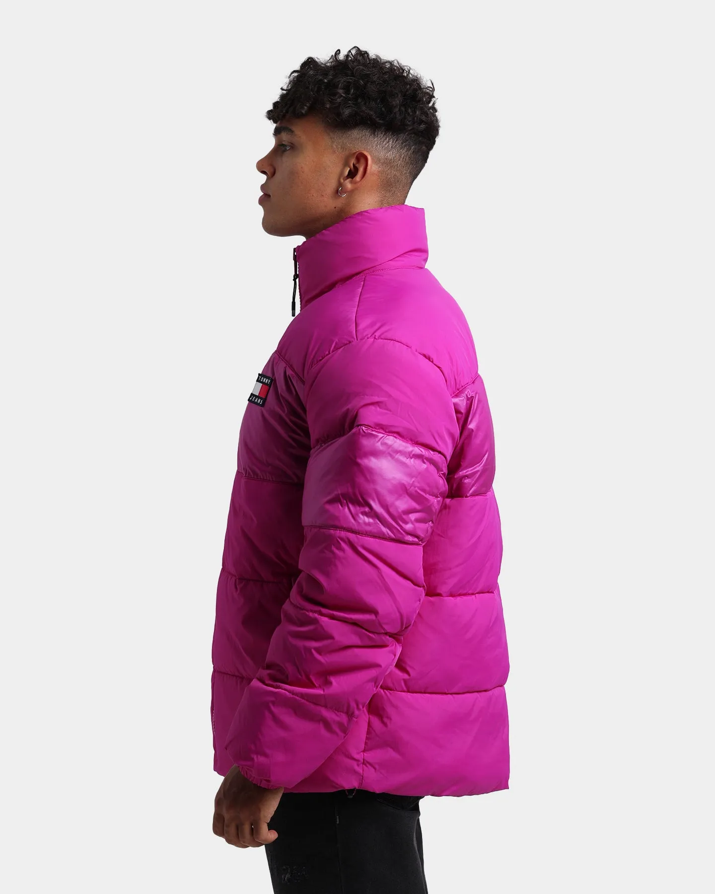 Tommy Jeans Colour Block Puffer Autumn Plum
