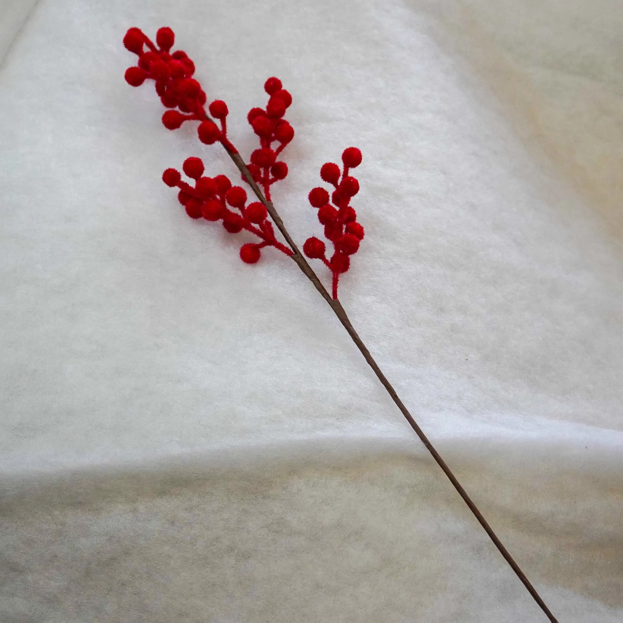 Twig with Red Berry 75cm