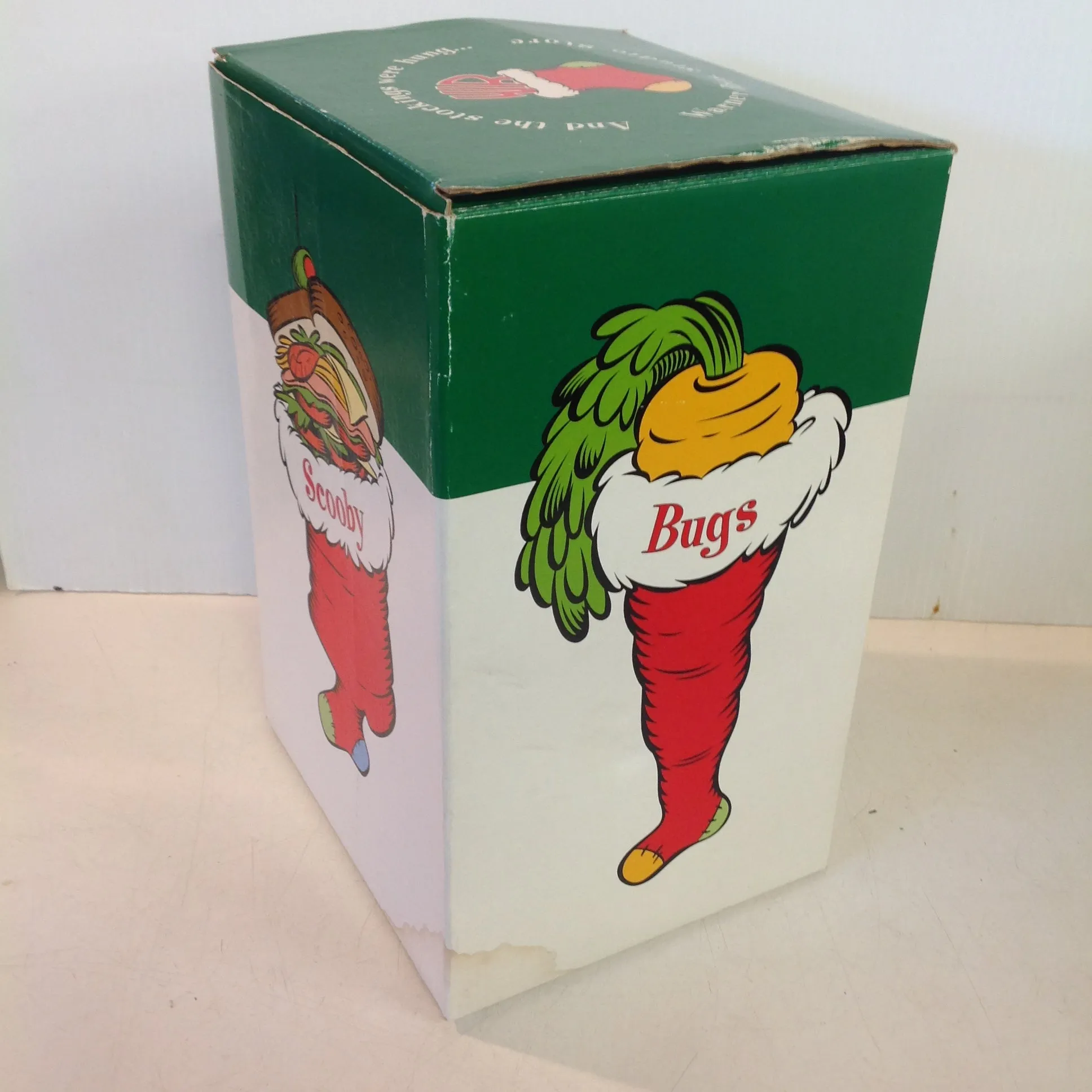 Vintage 1997 Cartoon Network Warner Bros Scooby-Doo Tree Topper with Box
