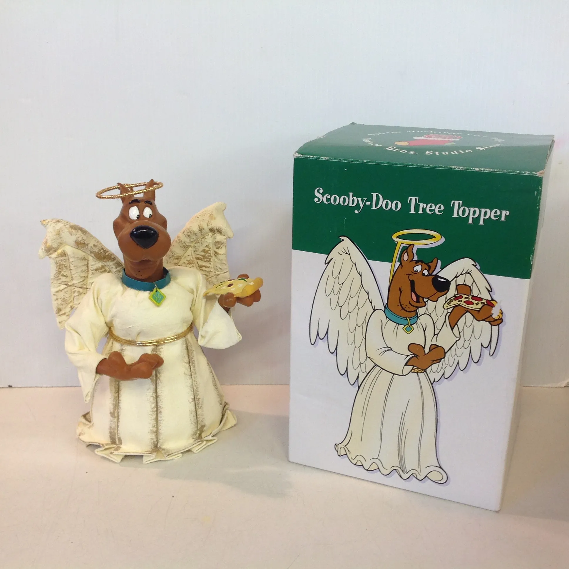 Vintage 1997 Cartoon Network Warner Bros Scooby-Doo Tree Topper with Box