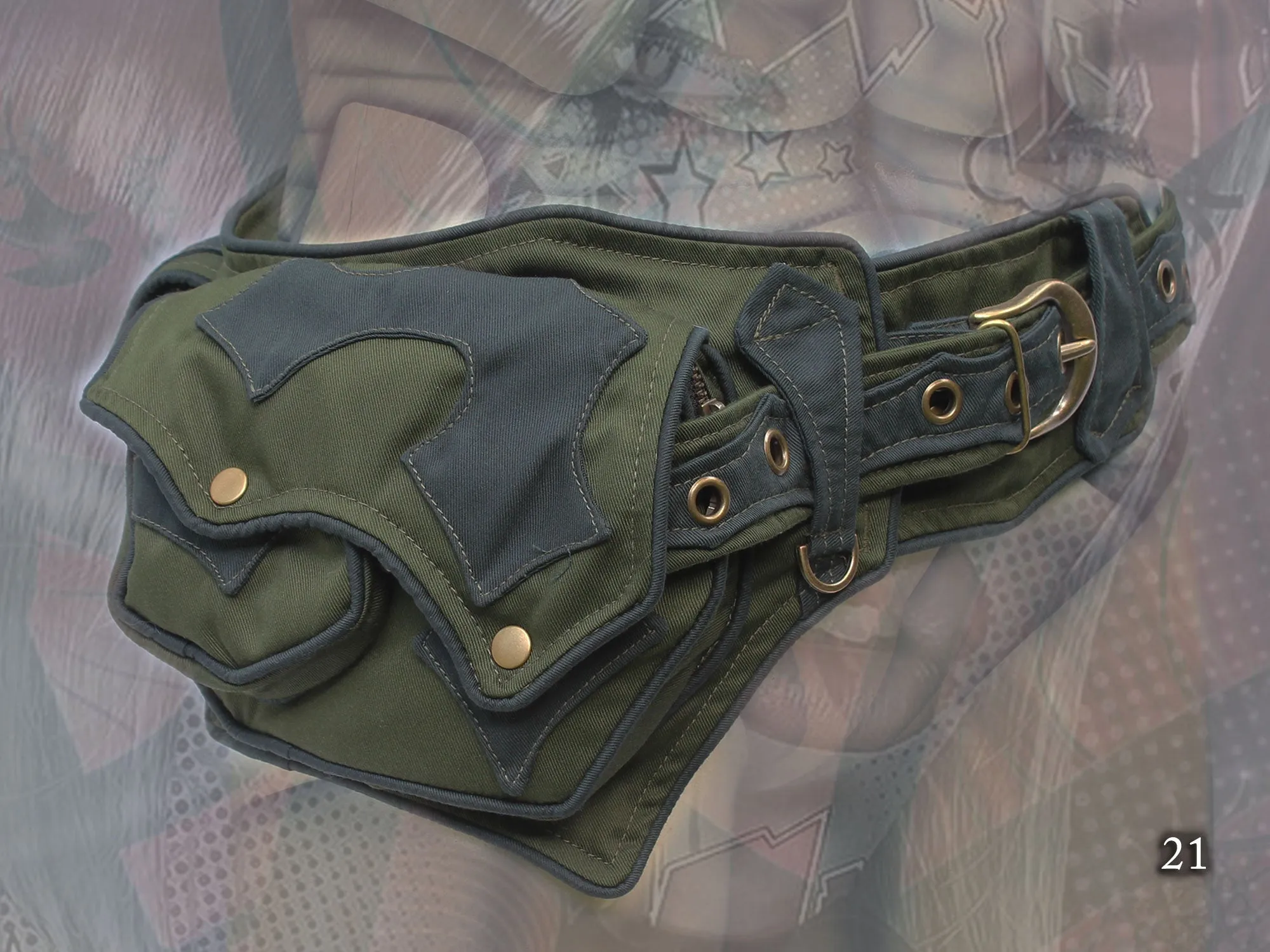 Vishnu Hip Belt - alternative Tribal Bag