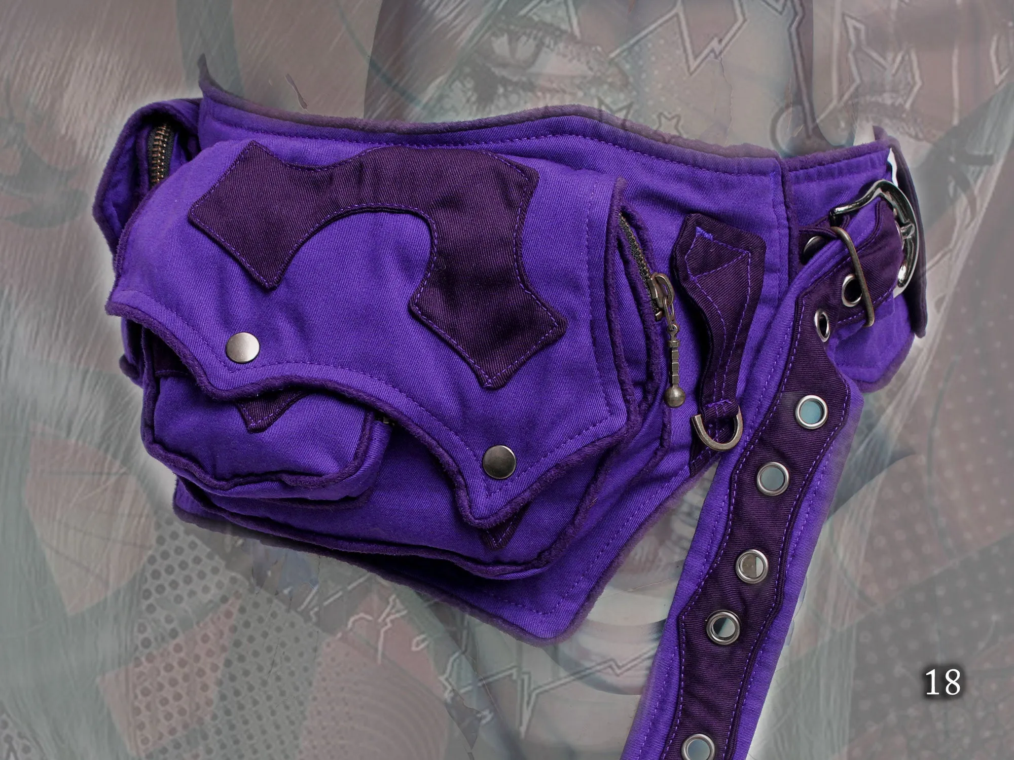 Vishnu Hip Belt - alternative Tribal Bag