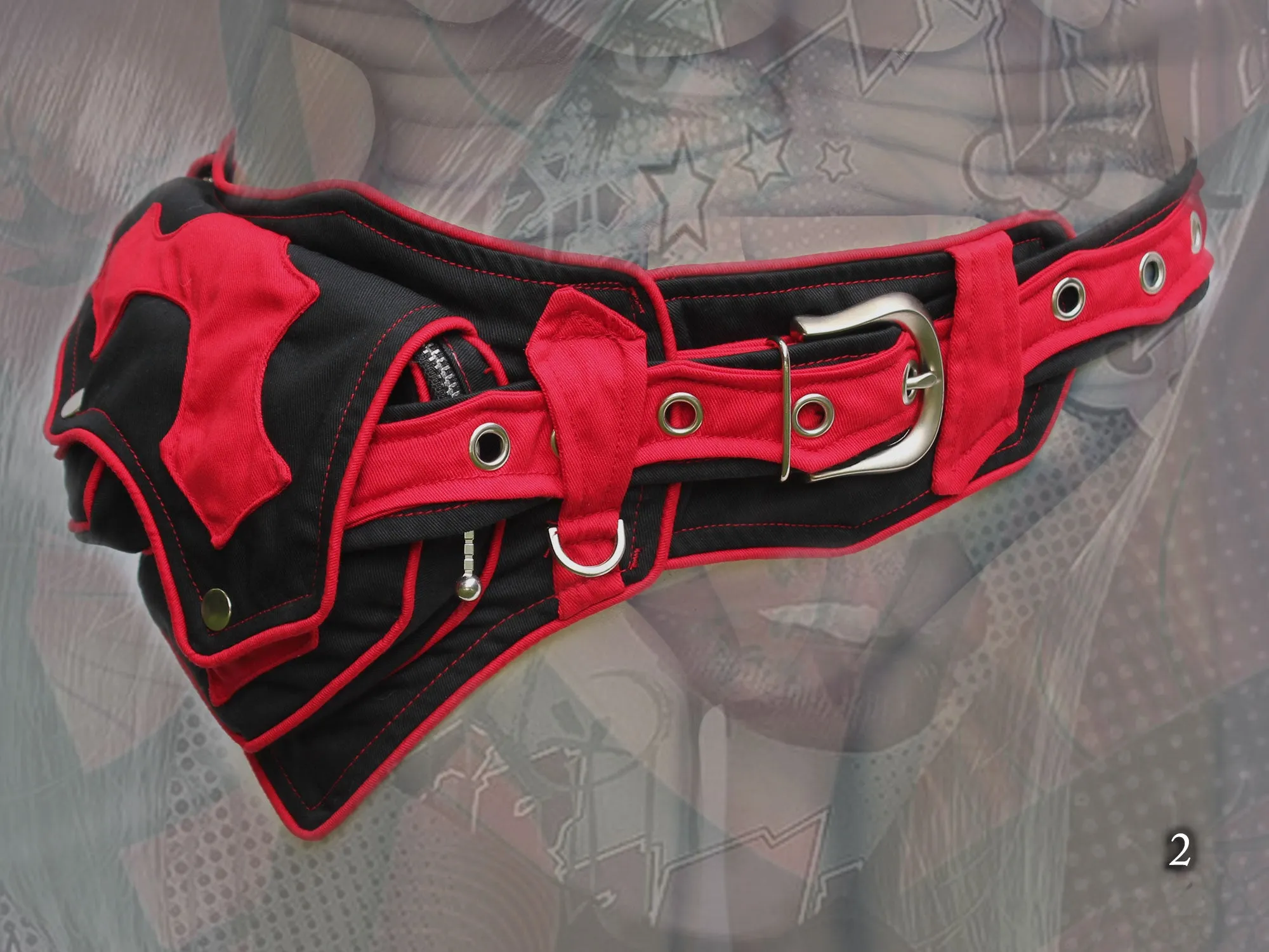 Vishnu Hip Belt - alternative Tribal Bag